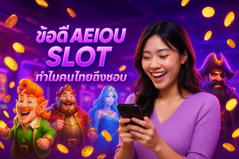 ข้อดี AEIOU SLOT ทำไมคนไทยถึงชอบ