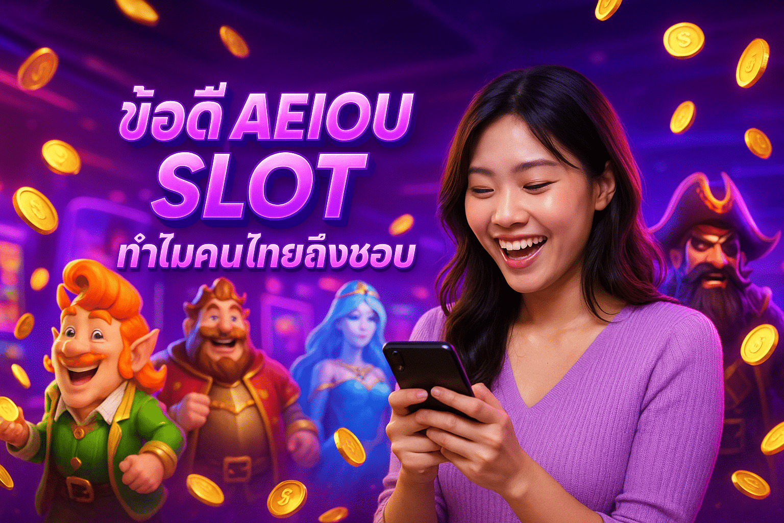 ข้อดี AEIOU SLOT ทำไมคนไทยถึงชอบ