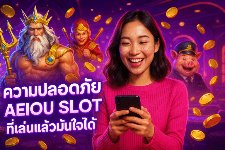 ความปลอดภัย AEIOU SLOT ที่เล่นแล้วมั่นใจได้