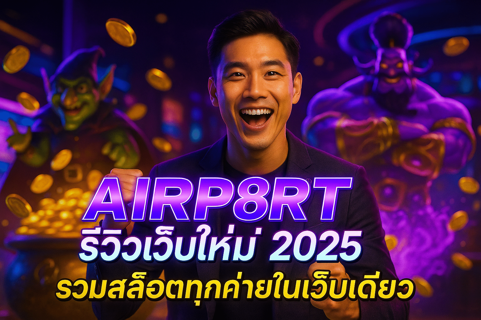 AIRP8RT รีวิวเว็บใหม่ 2025 รวมสล็อตทุกค่ายในเว็บเดียว